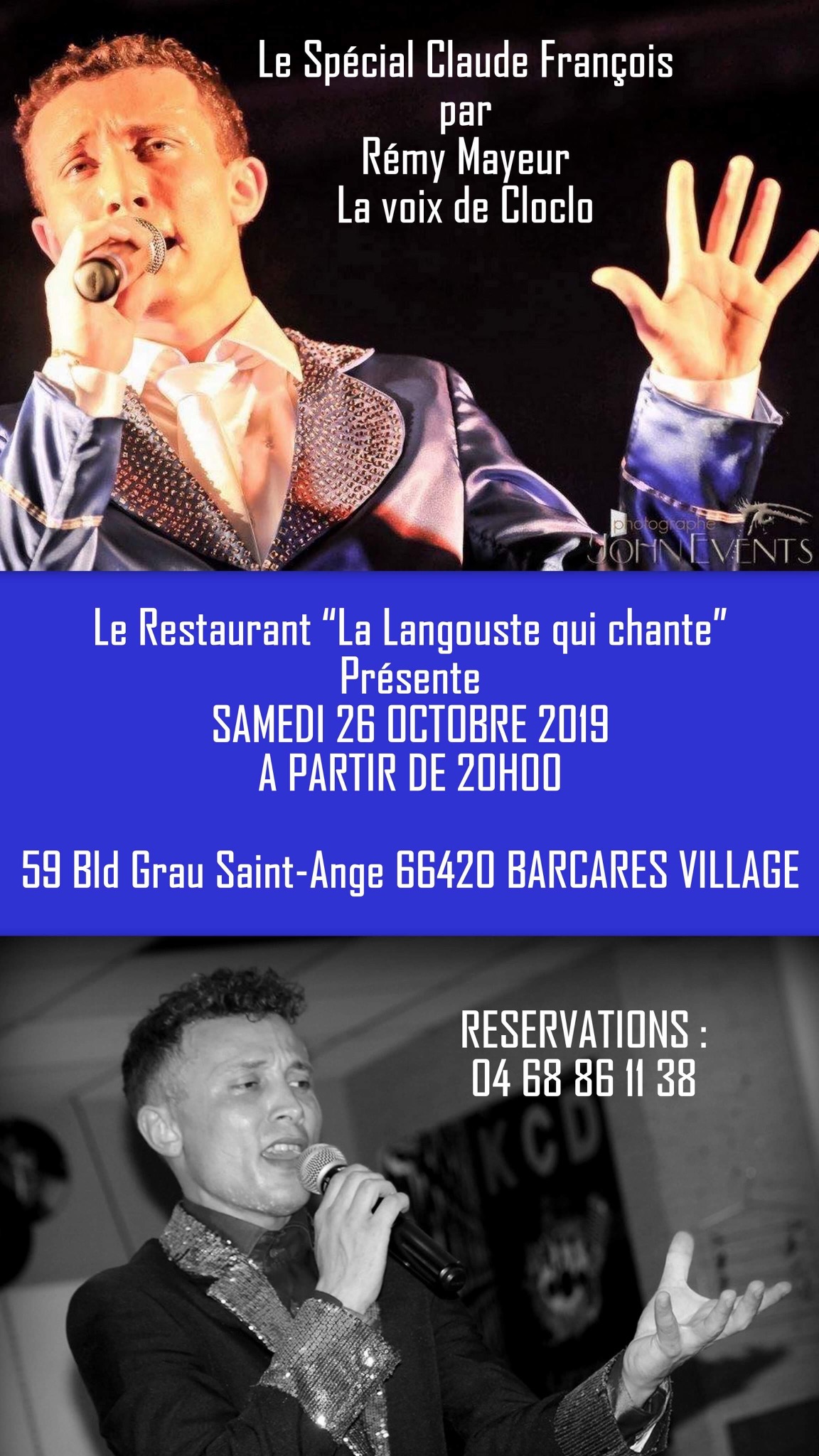 Rémy Mayeur, la voix de Cloclo